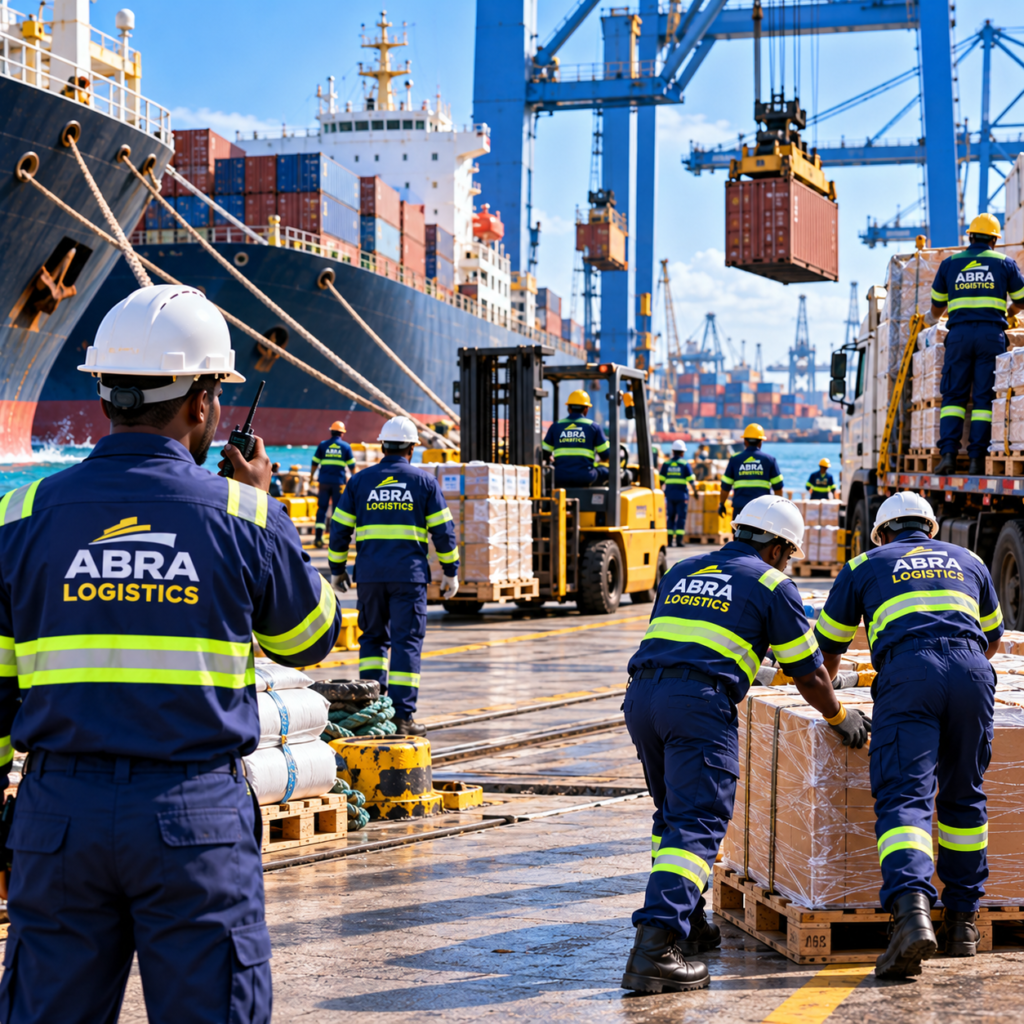 abra logistics busy harbor operations